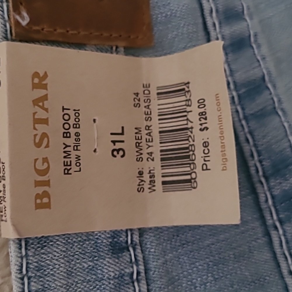 NWT Big Star Remy Bootcut Tall - Picture 3 of 5